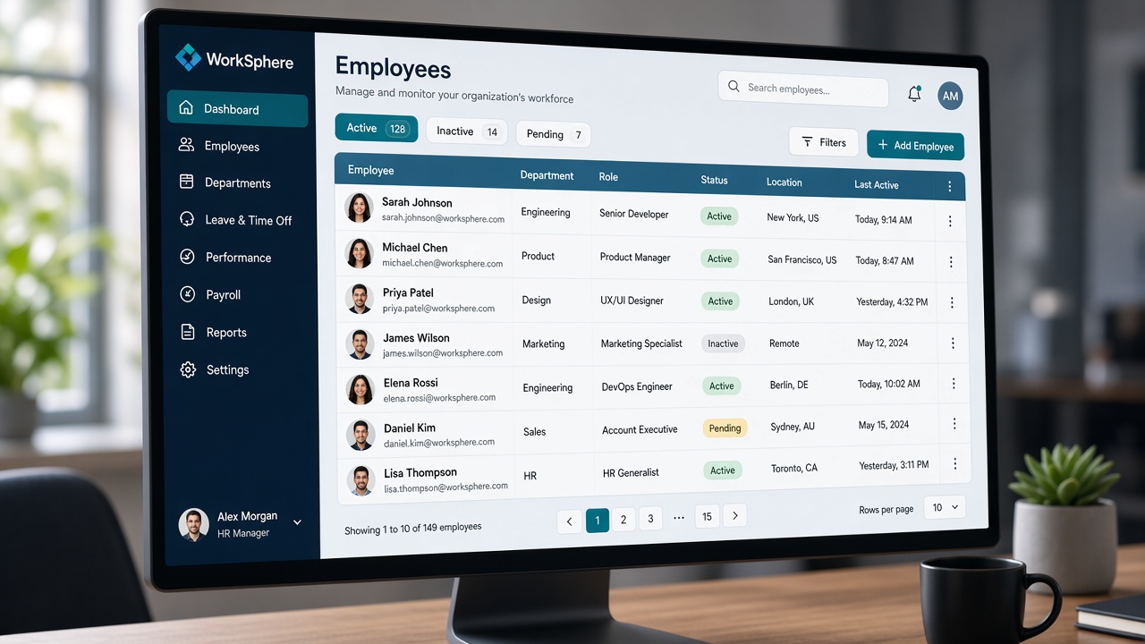 Employee Management evaluation checklist